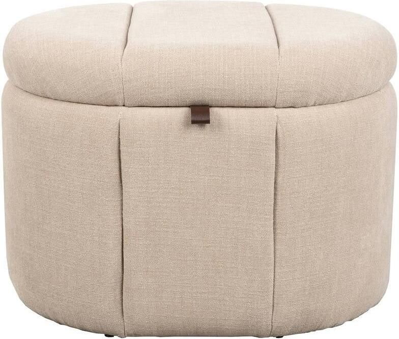Zuiver eetkamerbank Puffy 60 cm beige - Foto 2
