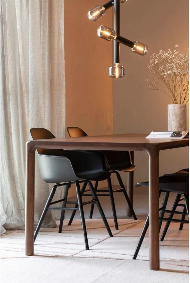 Zuiver Albert Kuip Eetkamerstoelen Armleuning Zwart Set van 2 - Foto 5