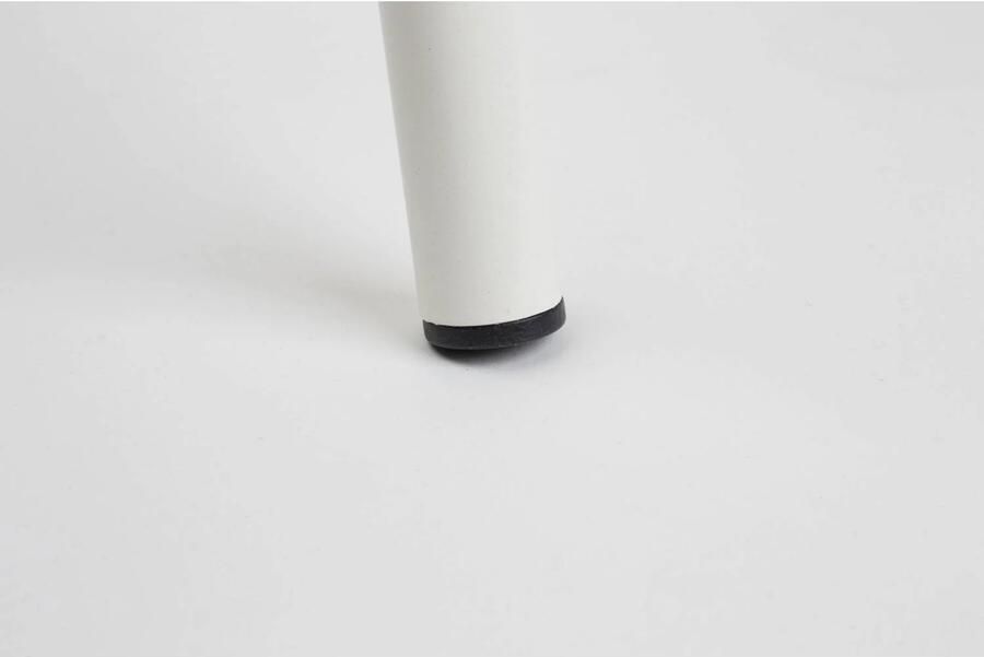 Zuiver Back To School HPL Eetkamerstoelen Kantinestoelen Schoolstoelen Wit Set van 4 - Foto 3