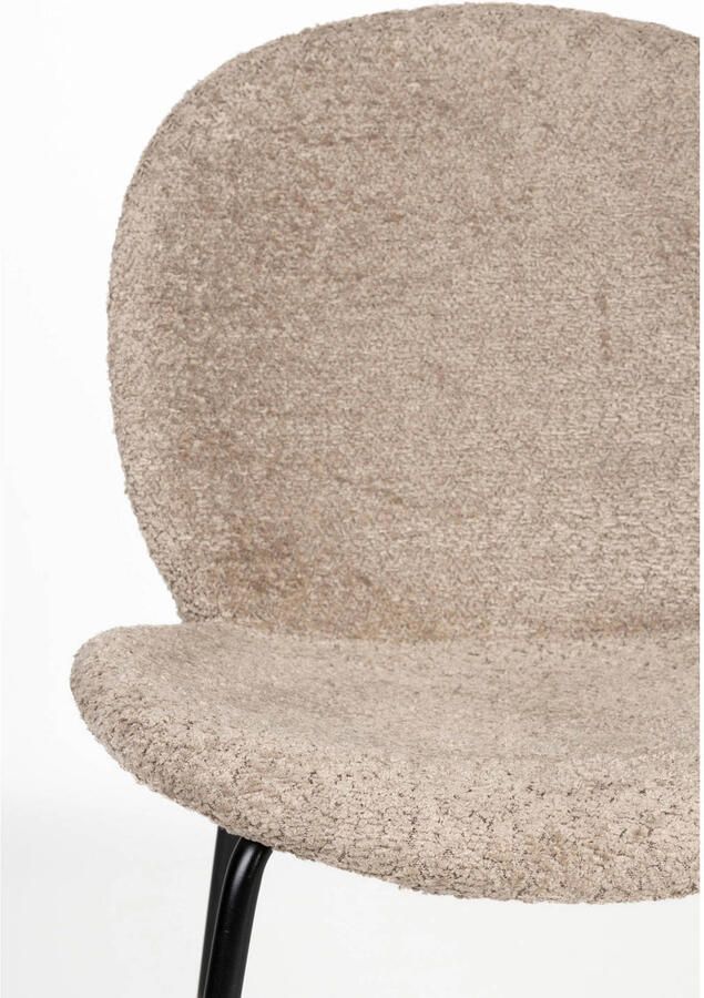 Zuiver Bonnet Eetkamerstoelen Beige Set van 2 - Foto 2