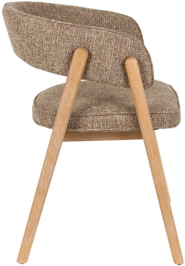 Zuiver Bright Eetkamerstoel Armleuning Bruin - Foto 3