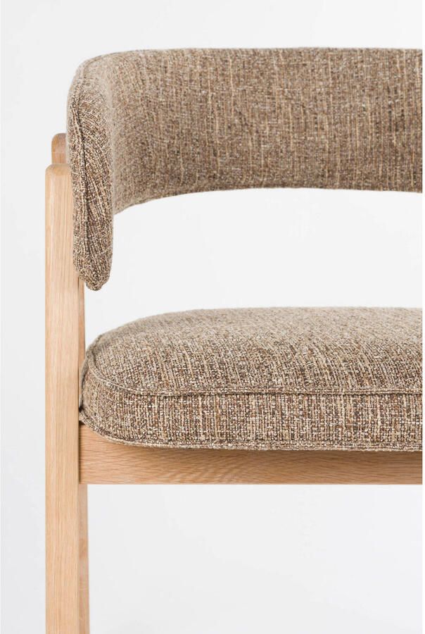 Zuiver Bright Eetkamerstoel Armleuning Bruin - Foto 2