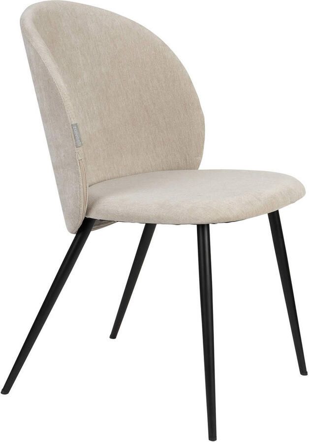 Zuiver Cozy Eetkamerstoelen Beige Set van 2 - Foto 4