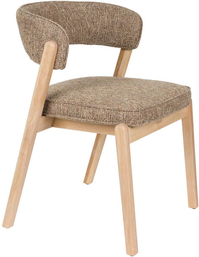 Zuiver Bright Eetkamerstoelen Bruin Set van 2 - Foto 4