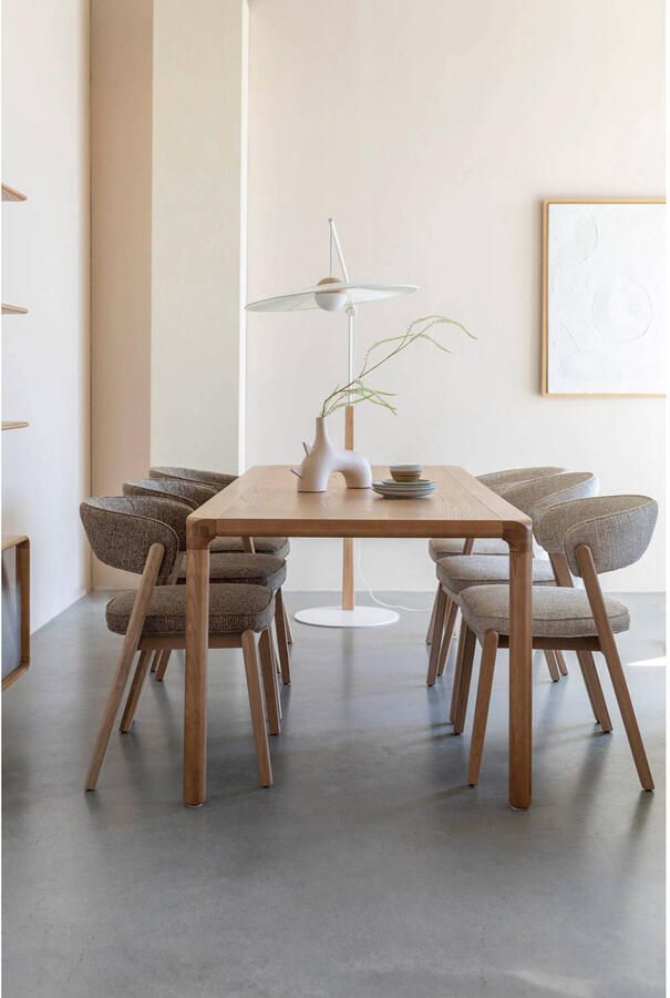 Zuiver Bright Eetkamerstoelen Bruin Set van 2 - Foto 2