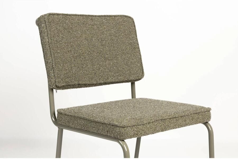 Zuiver Buddy Eetkamerstoelen Groen Set van 2 - Foto 4