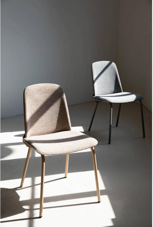Zuiver Clip Eetkamerstoelen Grijs Set van 2 - Foto 4