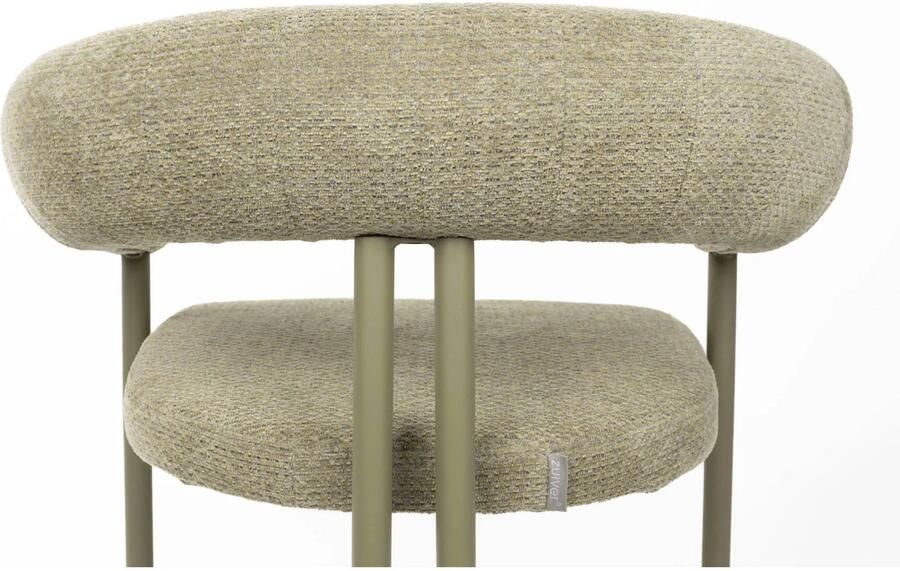 Zuiver Heels Eetkamerstoelen Met Armleuningen Groen Set van 2 - Foto 3