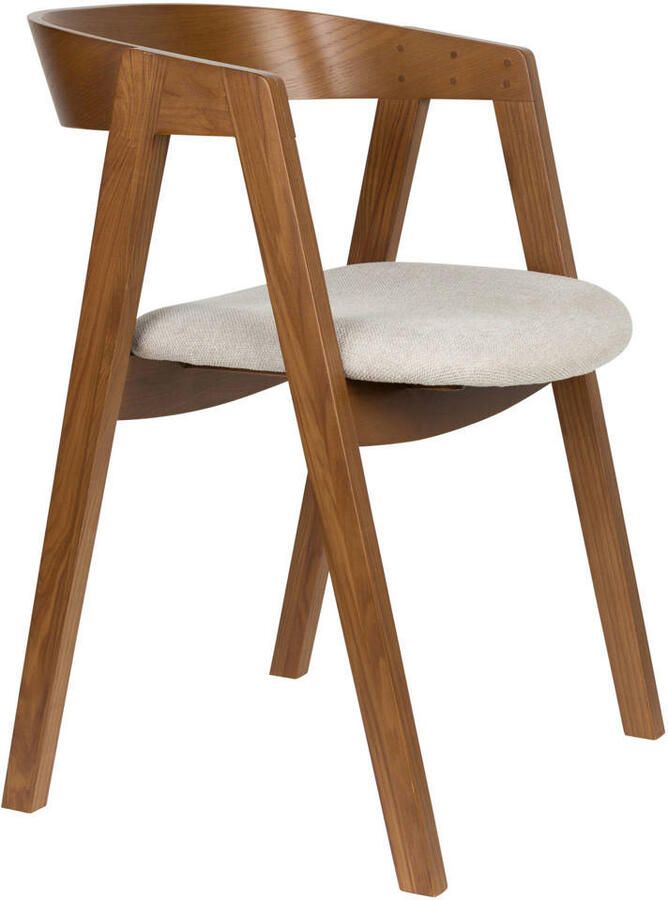 Zuiver Mads Eetkamerstoel Bruin donker Set van 2 - Foto 4