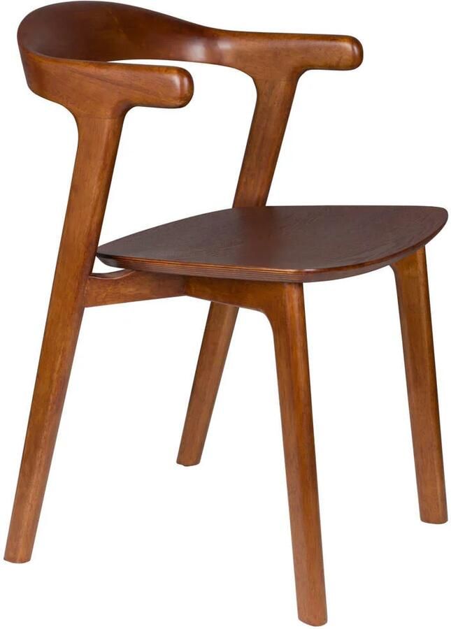 Zuiver Northwood Eetkamerstoelen Armleuning Hout Walnoot kleur Set van 2 - Foto 2