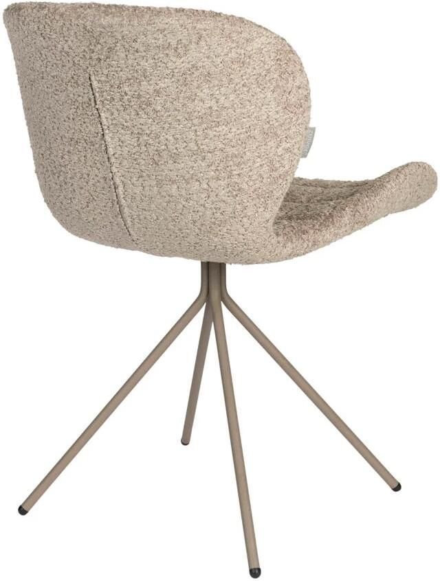 Zuiver OMG Eetkamerstoelen Soft Beige Set van 2 - Foto 3