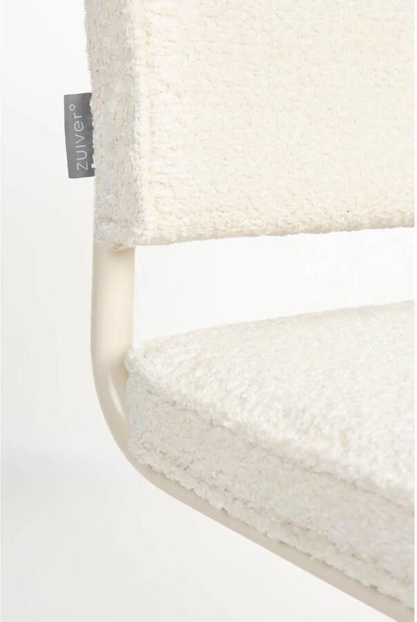 Zuiver Ridge Soft Eetkamerstoelen Gebroken Wit Set van 2 - Foto 4