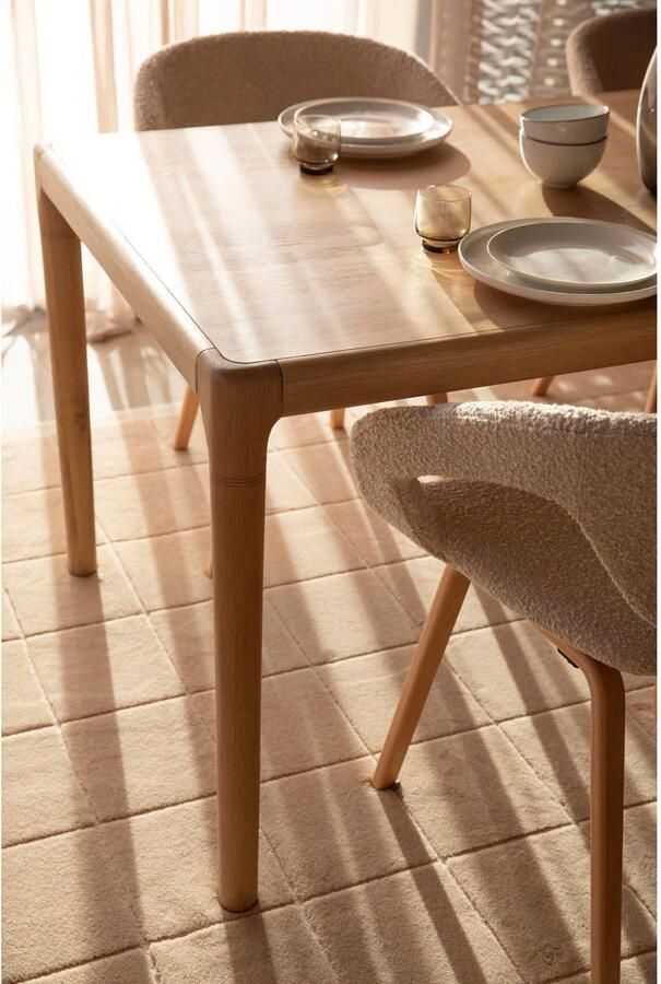 Zuiver Ember Eettafel 210x90 cm Hout Naturel - Foto 3