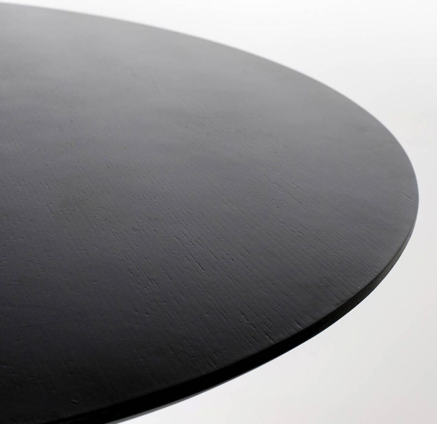 Zuiver Ronde Eettafel Pilar Essenhout 100cm Zwart - Foto 2