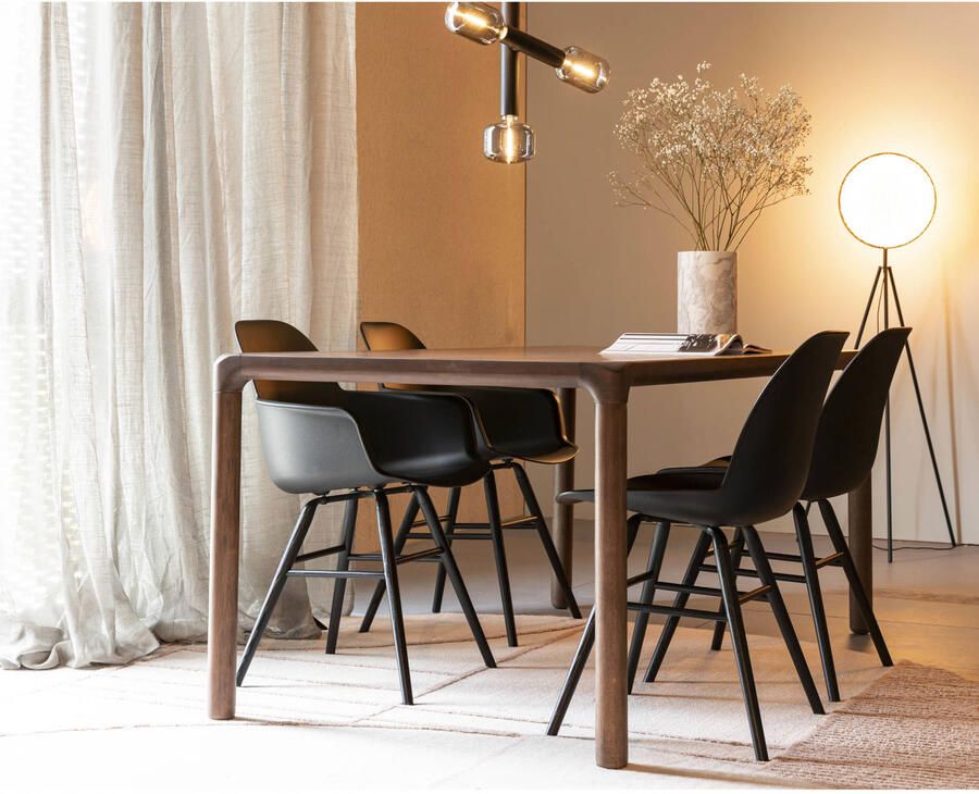 Zuiver Storm Eettafel 180x90 cm Hout Walnoot Bruin}