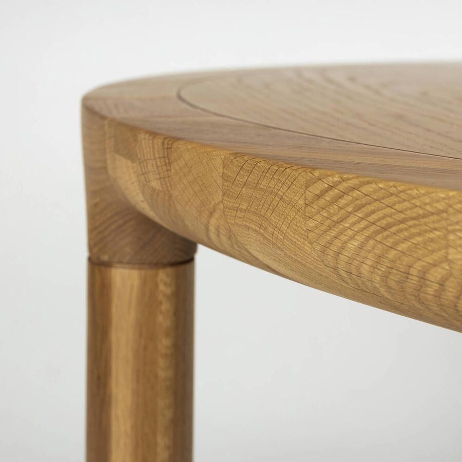 Zuiver Ronde Eettafel Storm Eikenhout 128cm Naturel - Foto 3