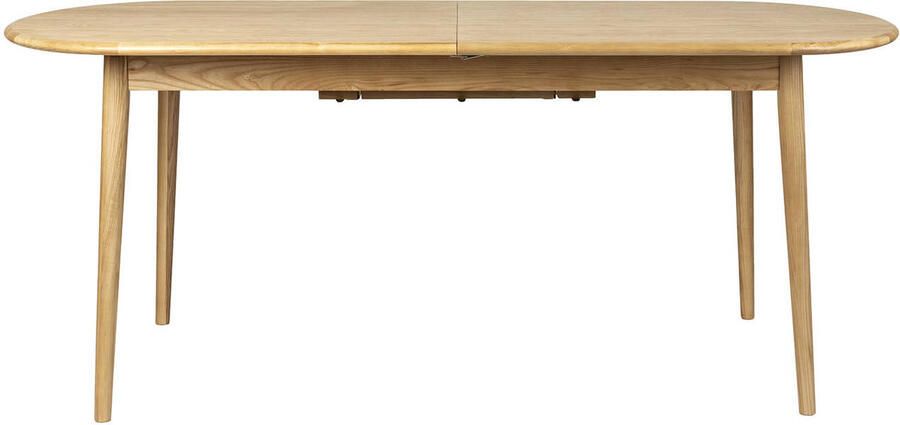 Zuiver Uitschuifbare Ovale Eettafel Twist Eiken 185-240 x 90cm Naturel - Foto 4