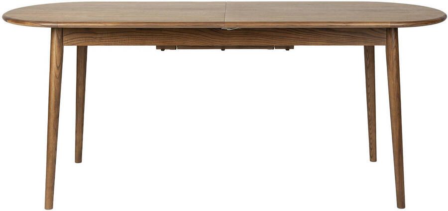 Zuiver Uitschuifbare Ovale Eettafel Twist Walnoot 185-240 x 90cm Bruin - Foto 4