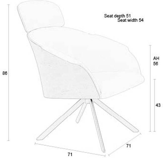 Zuiver Frie Fauteuil Beige} - Foto 3