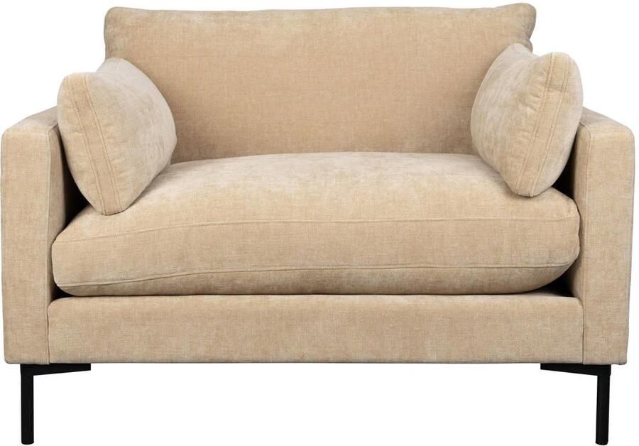 Zuiver fauteuil Summer Loveseat Sand met armleuningen naturel