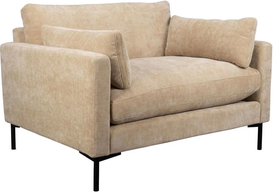 Zuiver fauteuil Summer Loveseat Sand met armleuningen naturel - Foto 3