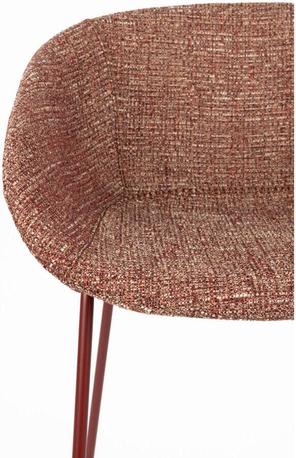 Zuiver Feston Barkrukken 75 cm Terra Rood Set van 2 - Foto 3