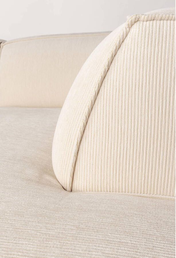 Zuiver Fat Freddy Rib Bank Rechts Naturel Beige