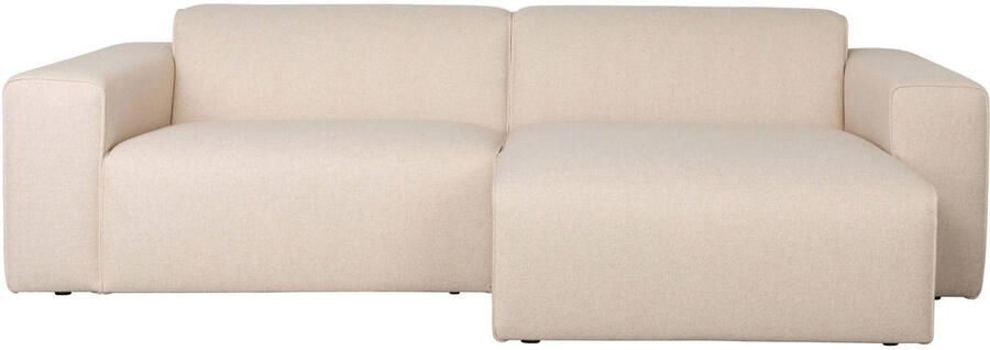 Zuiver Sofa Milka 3-zitsbank Chaise longue Rechts Zand Crème - Foto 4
