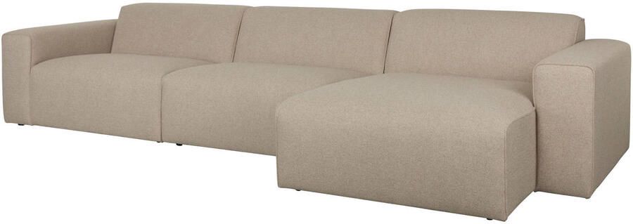 Zuiver Sofa Milka 4 5-zitsbank Chaise longue Rechts Cappuccino Beige - Foto 2
