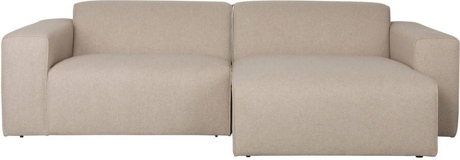 Zuiver Sofa Milka 3-zitsbank Chaise longue Rechts Cappuccino Beige - Foto 3