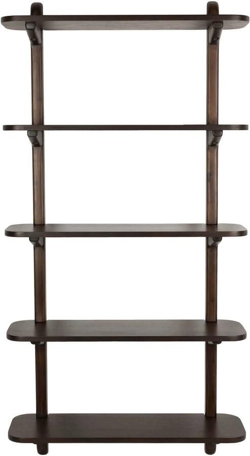 Zuiver Hogar Wandkast Wandplanken Donkerbruin
