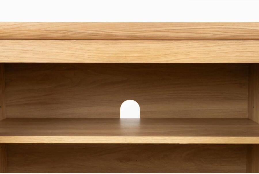 Zuiver houten dressoir Storm naturel - Foto 4