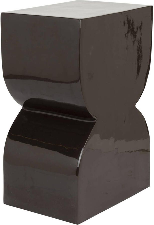 Zuiver Cones Krukje Bijzettafeltje Shiny Brown Bruin} - Foto 2