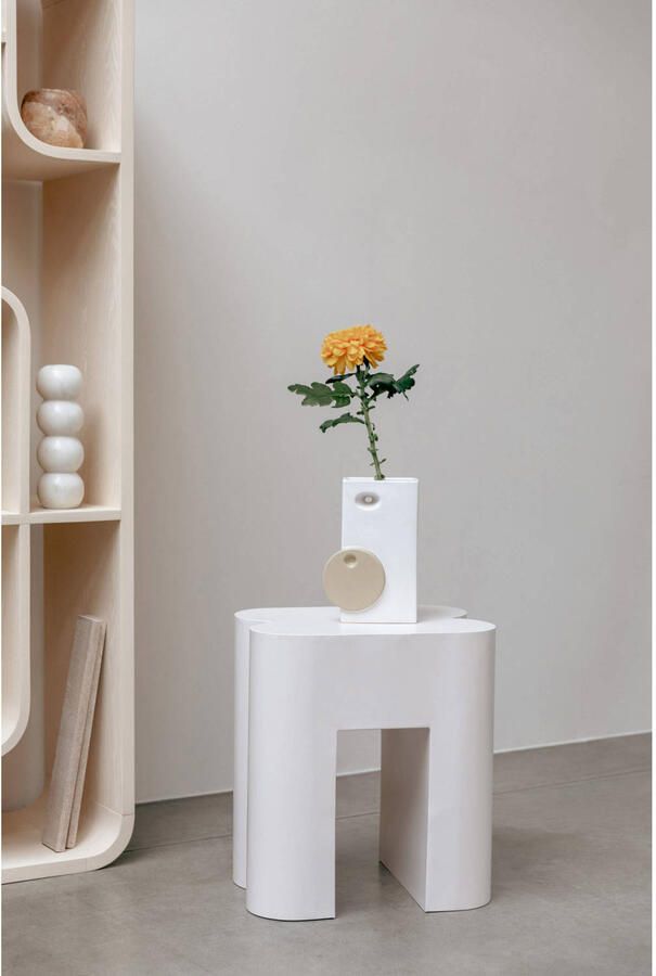 Zuiver Krukje Bijzettafel Shape 40 x 40cm Beige - Foto 3