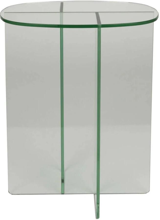 Zuiver Linea Bijzettafel 30x40 cm Glas Transparant