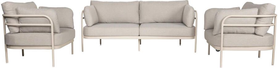 Zuiver Loungeset Vista 2-zits bank en 2 fauteuils Beige - Foto 3