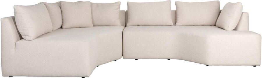 Zuiver Prosper Hoekbank Links Sand| Off-white Beige - Foto 3