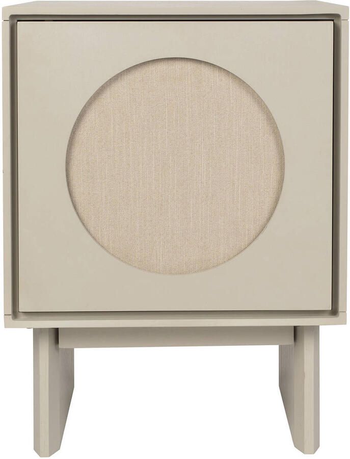 Zuiver Bijzettafel Nachtkastje Twin Acaciahout 44 x 40cm Beige