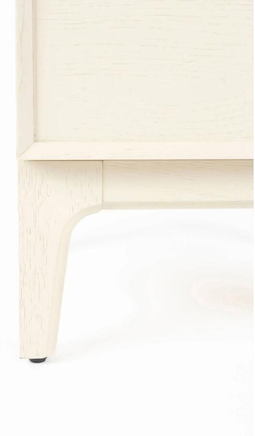 Zuiver Bijzettafel Nachtkastje June Eiken Met 2 laden Beige - Foto 4