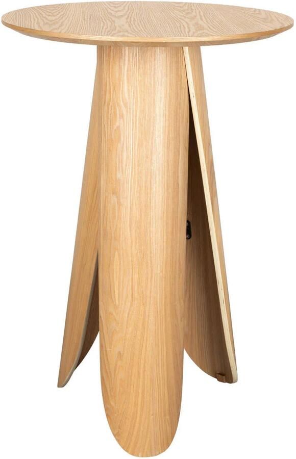 Zuiver rechthoekige houten eettafel Fleur 70x70 cm naturel - Foto 2