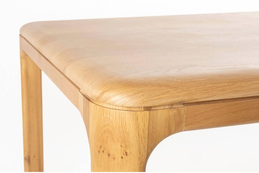 Zuiver rechthoekige houten eettafel Oever 220x90 cm beige - Foto 4