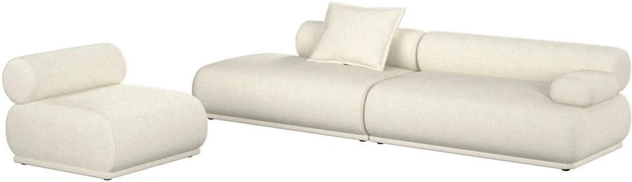 Zuiver Rembrandt 4 5-Zitsbank Rechts Beige - Foto 4