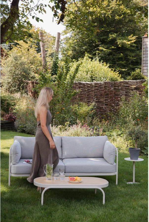 Zuiver Outdoor Ovale Salontafel Vista 110 x 62cm Beige