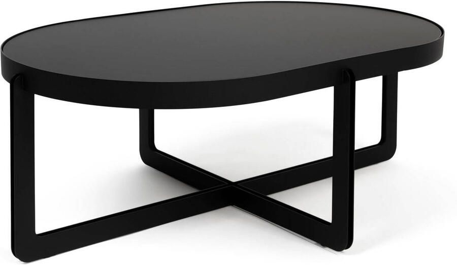 Zuiver Ovale Salontafel Centre 102 x 68cm Zwart - Foto 3