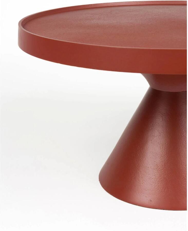 Zuiver Floss Salontafel Rond 60 cm Marsala Rood - Foto 2