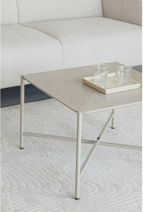 Zuiver Glam Salontafel Rond 60 cm Roze Goud - Foto 4