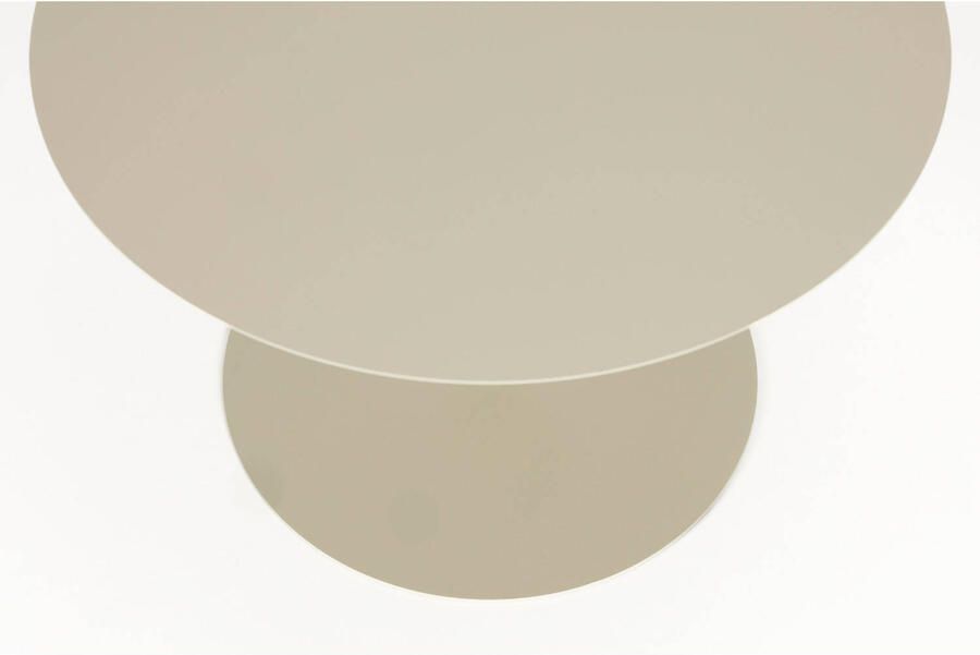 Zuiver Snow Salontafel Rond 60 cm Metaal Beige - Foto 3