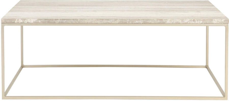 Zuiver Stray Salontafel 91 x 41 cm Marmer| Metaal Grijs - Foto 4