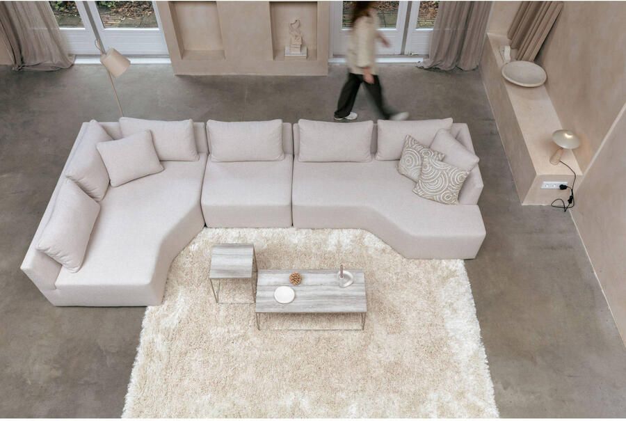 Zuiver Stray Salontafel 91 x 41 cm Marmer| Metaal Grijs