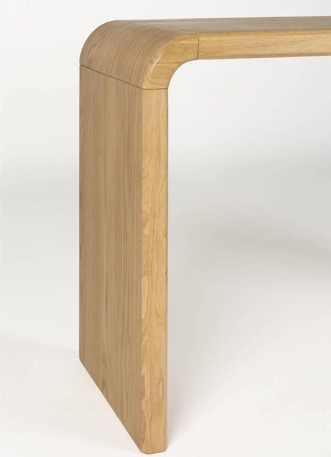 Zuiver Sidetable Brave Eiken en rubberhout 120cm Naturel - Foto 3